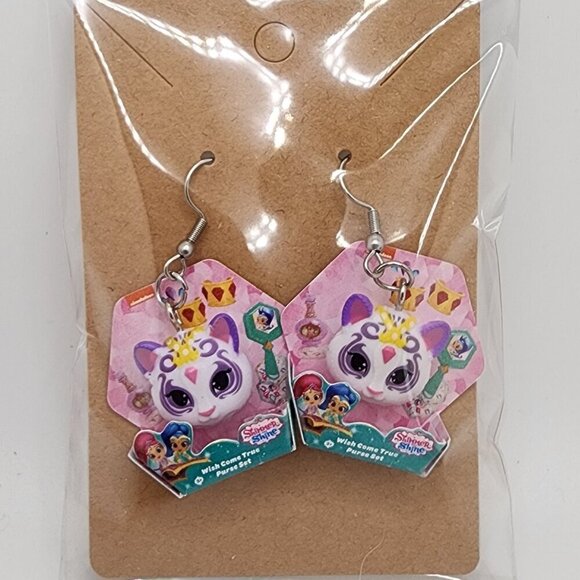 Mini-Brands Toys "Shimmer Shine Purse" Stainless Steel Fishhook Earrings - Picture 1 of 3
